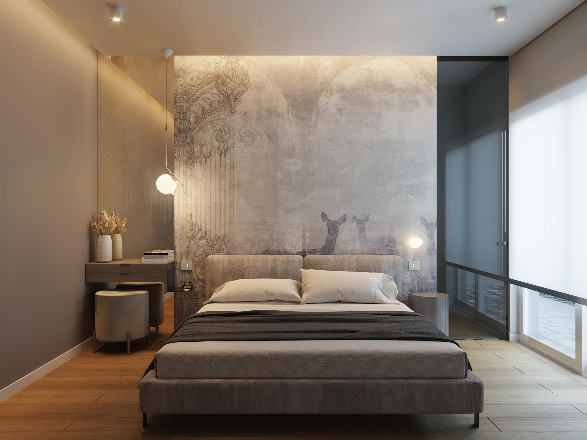 Camera da letto – Progetto privato by Andrea Palomba